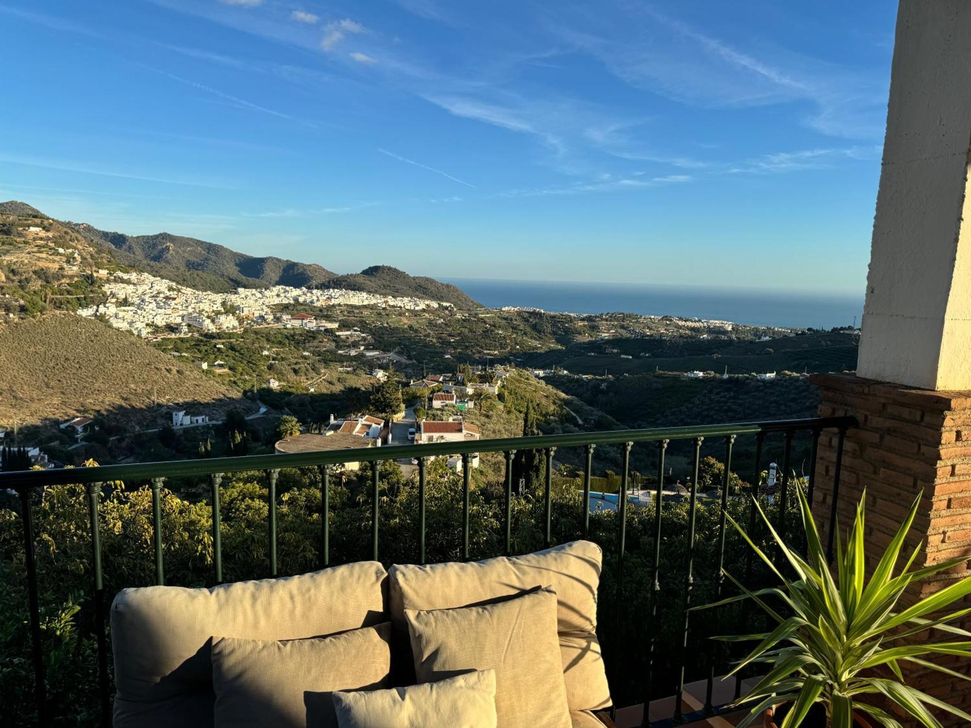 Villa En Frigiliana Con Piscina, Jacuzzi Y Espectaculares Vistas Экстерьер фото